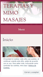 Mobile Screenshot of masajesyterapiaseva.com
